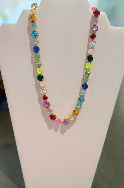Candy Colored Stone Necklacces