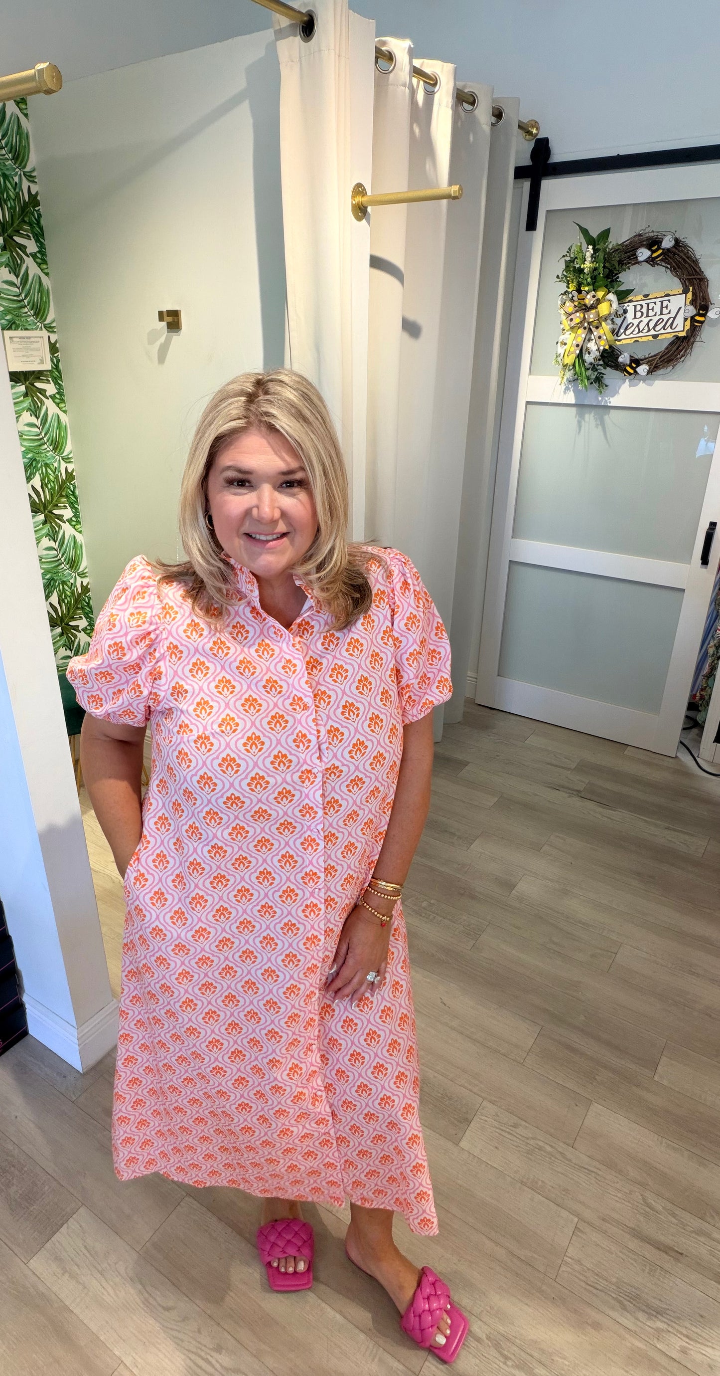 The Flamingo Flare Dress