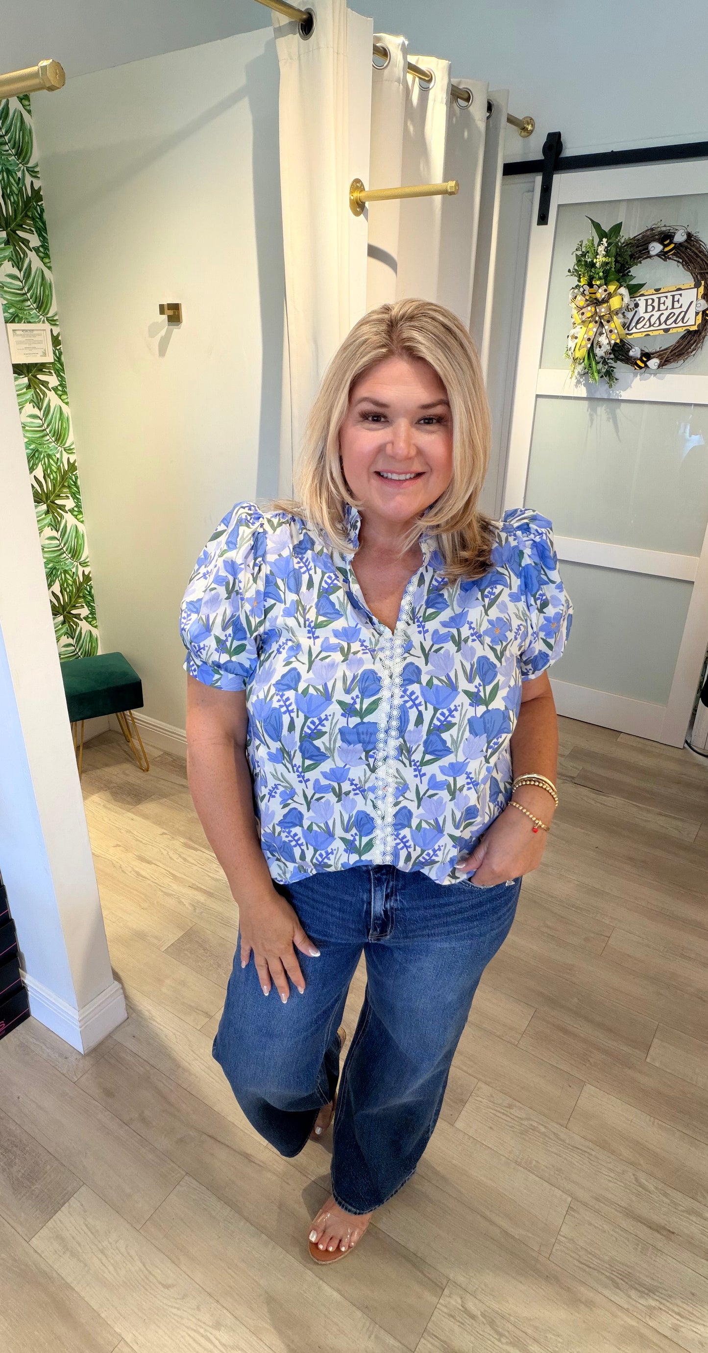 Periwinkle Petals Top