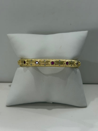 Stone Bangle Bracelete