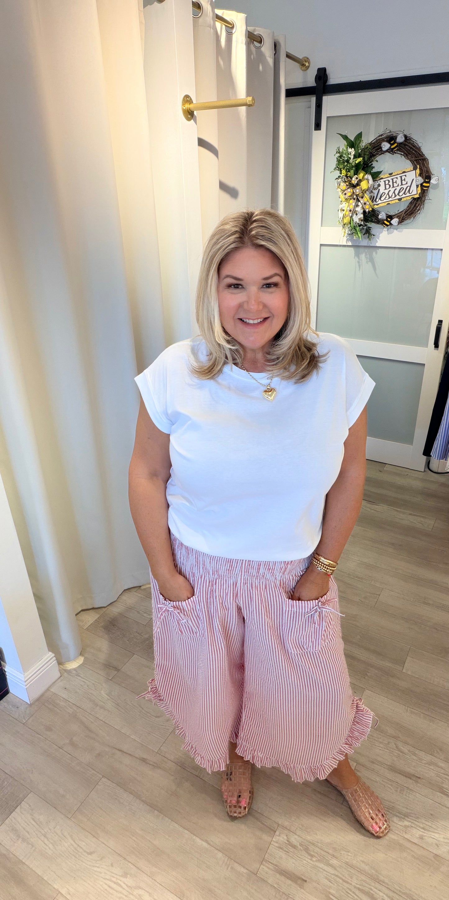The Beach Bum Stripe Capri