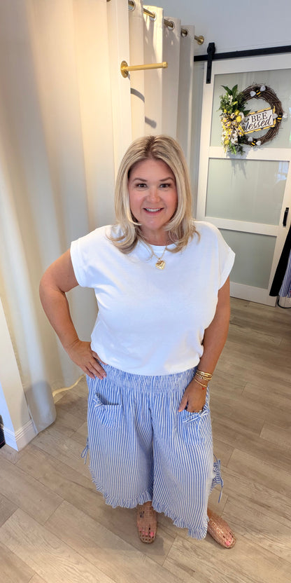 The Beach Bum Stripe Capri