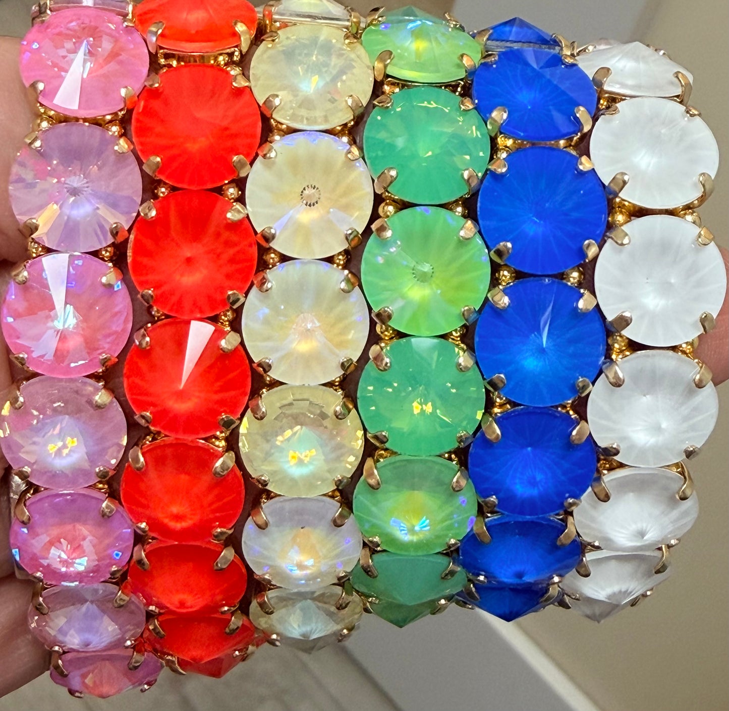 Candy Colored Stretch Bracelet