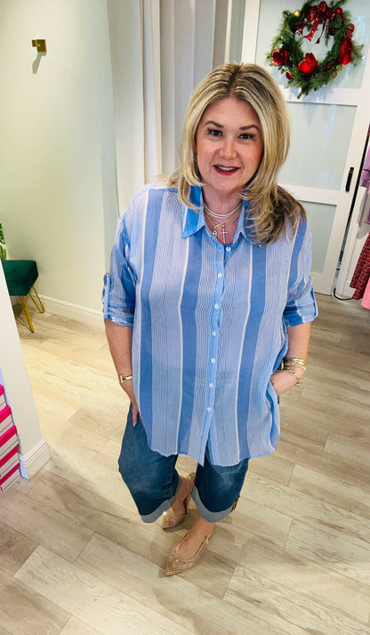 Shoreline Stripes Top