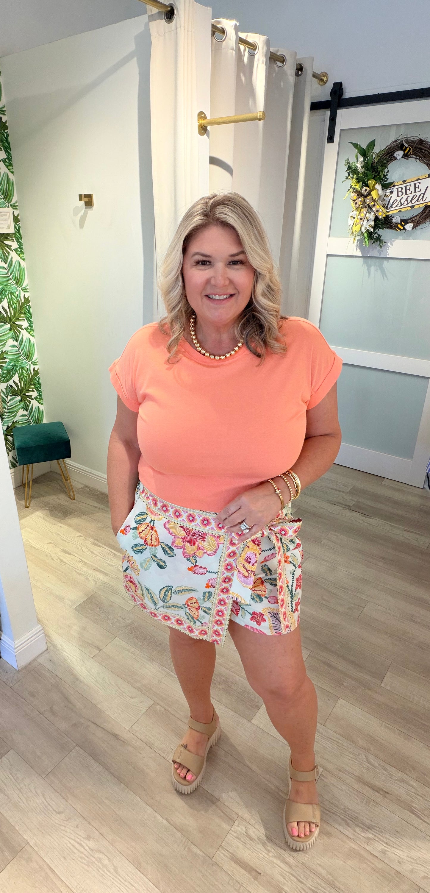 The Garden Party Skort