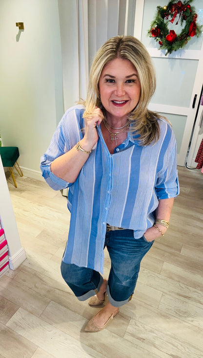 Shoreline Stripes Top