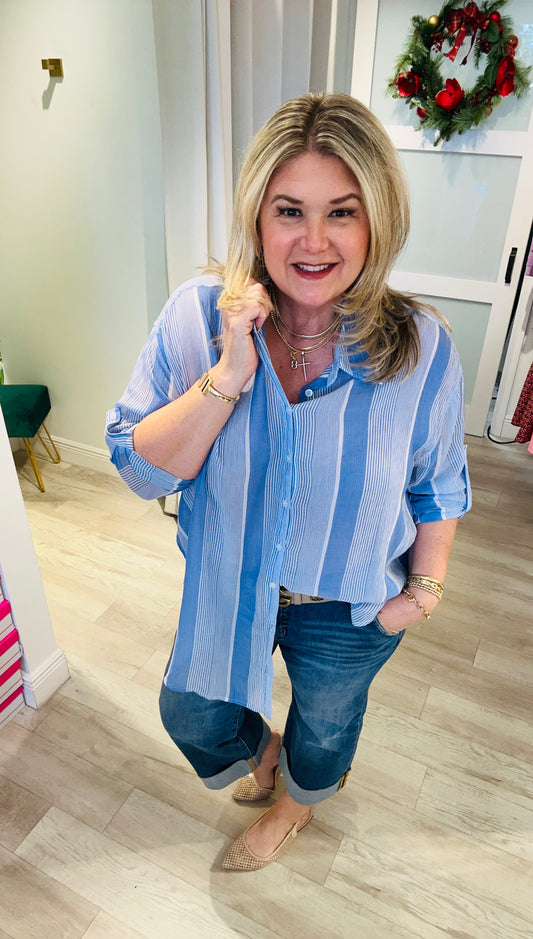 Shoreline Stripes Top