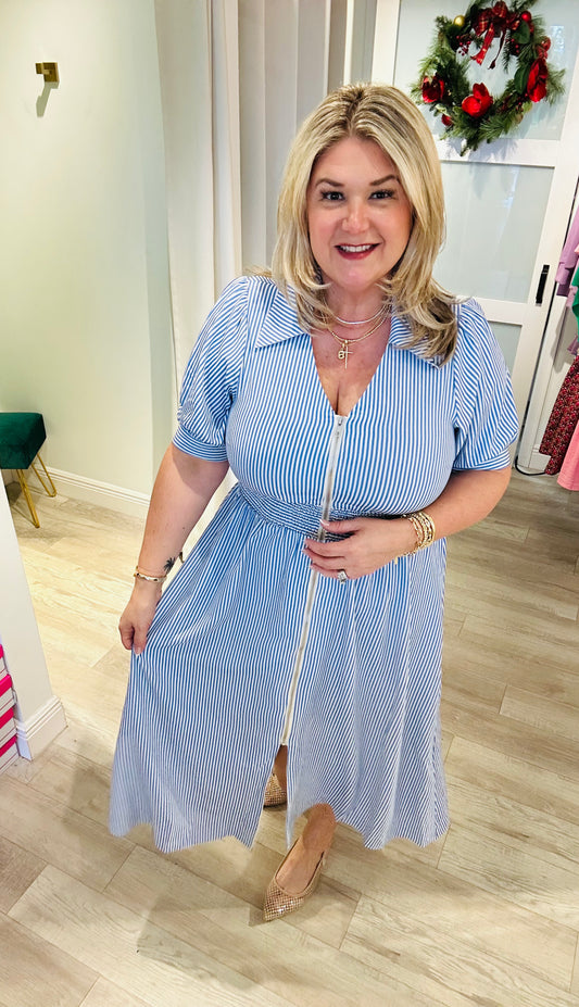 The Seaside Striped Dress