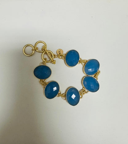 Quotes Stone Bracelet