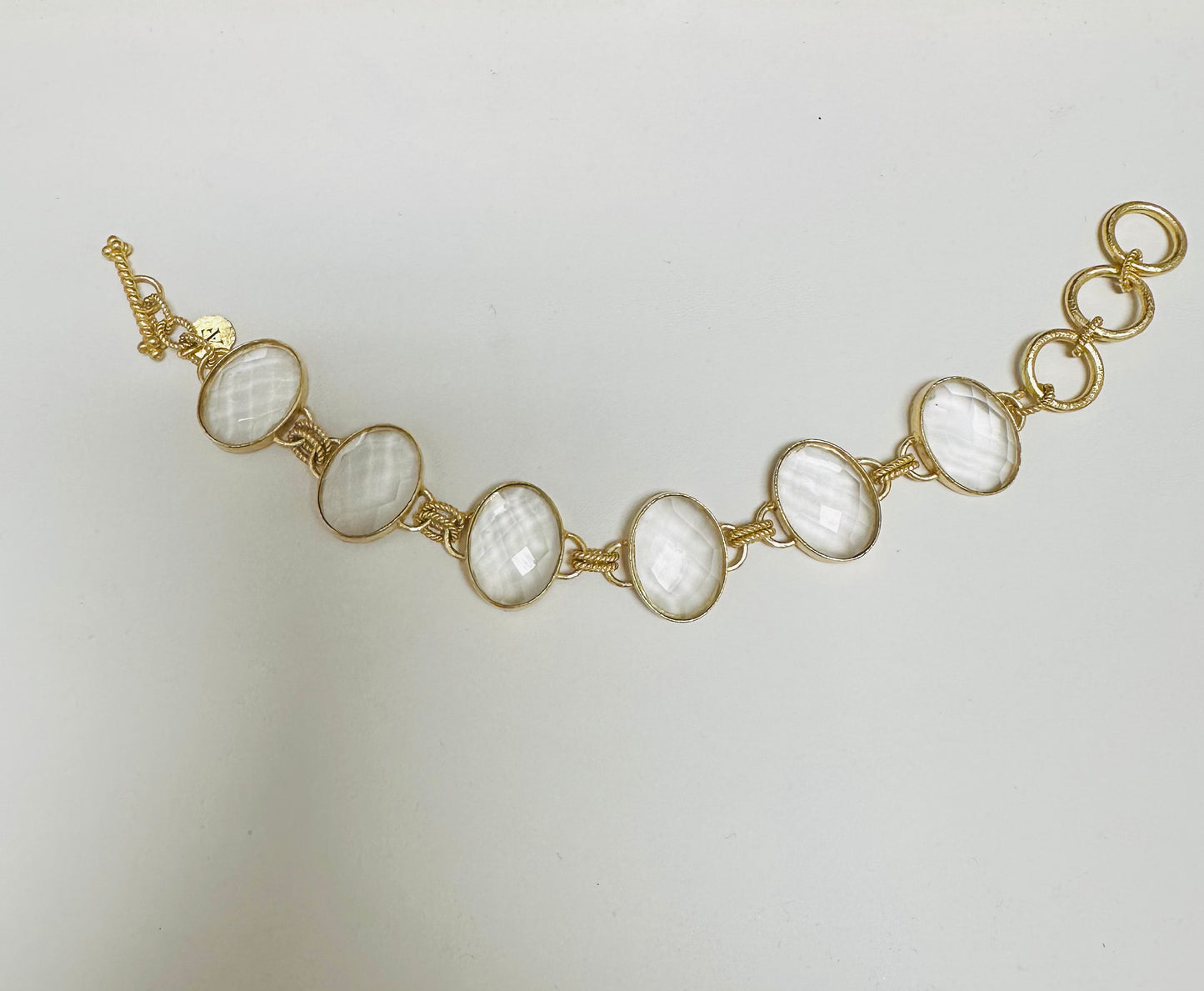 Quotes Stone Bracelet