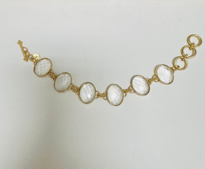 Quotes Stone Bracelet