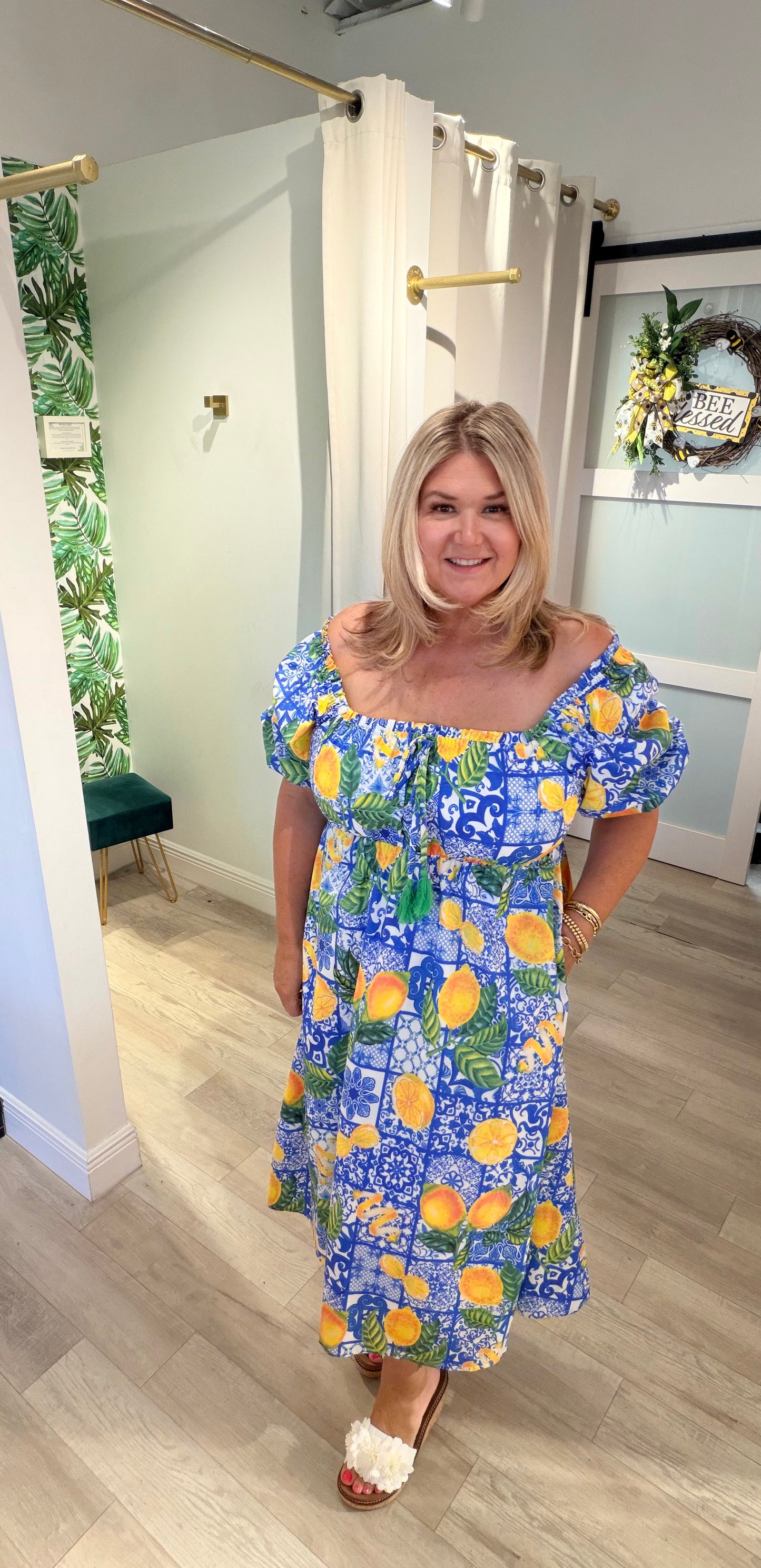 The Lemon Tiles Dress