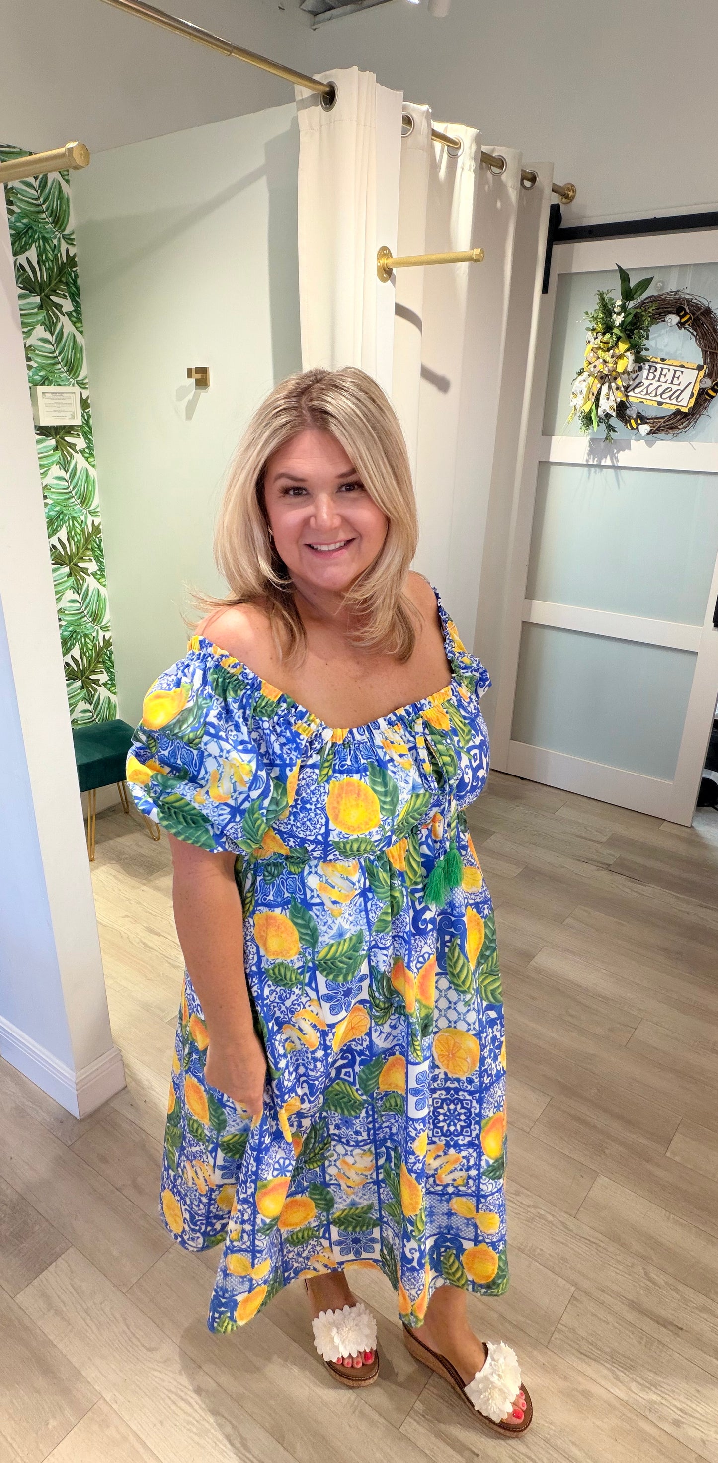 The Lemon Tiles Dress