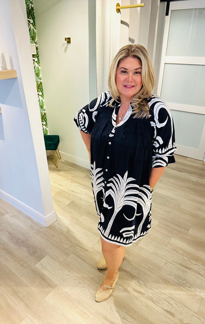 Sable Palms Dress