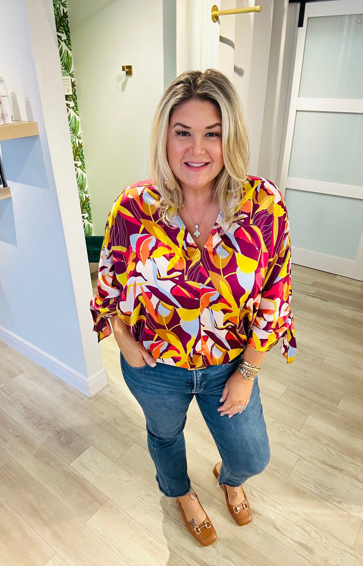 Vibrant Escape Top