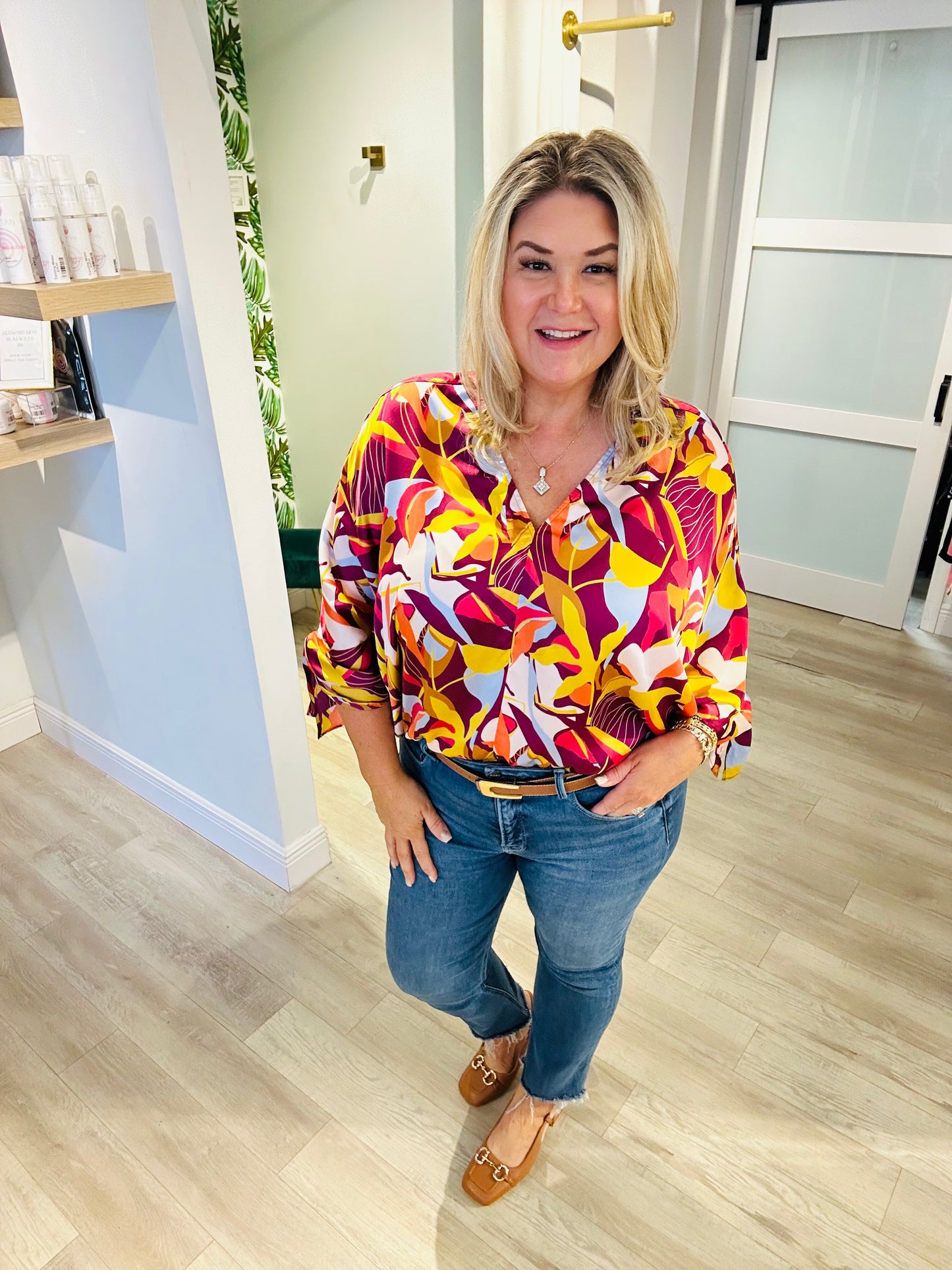 Vibrant Escape Top