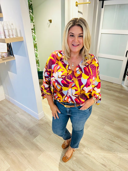 Vibrant Escape Top