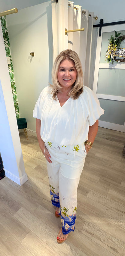 The Santorini Coast Pant