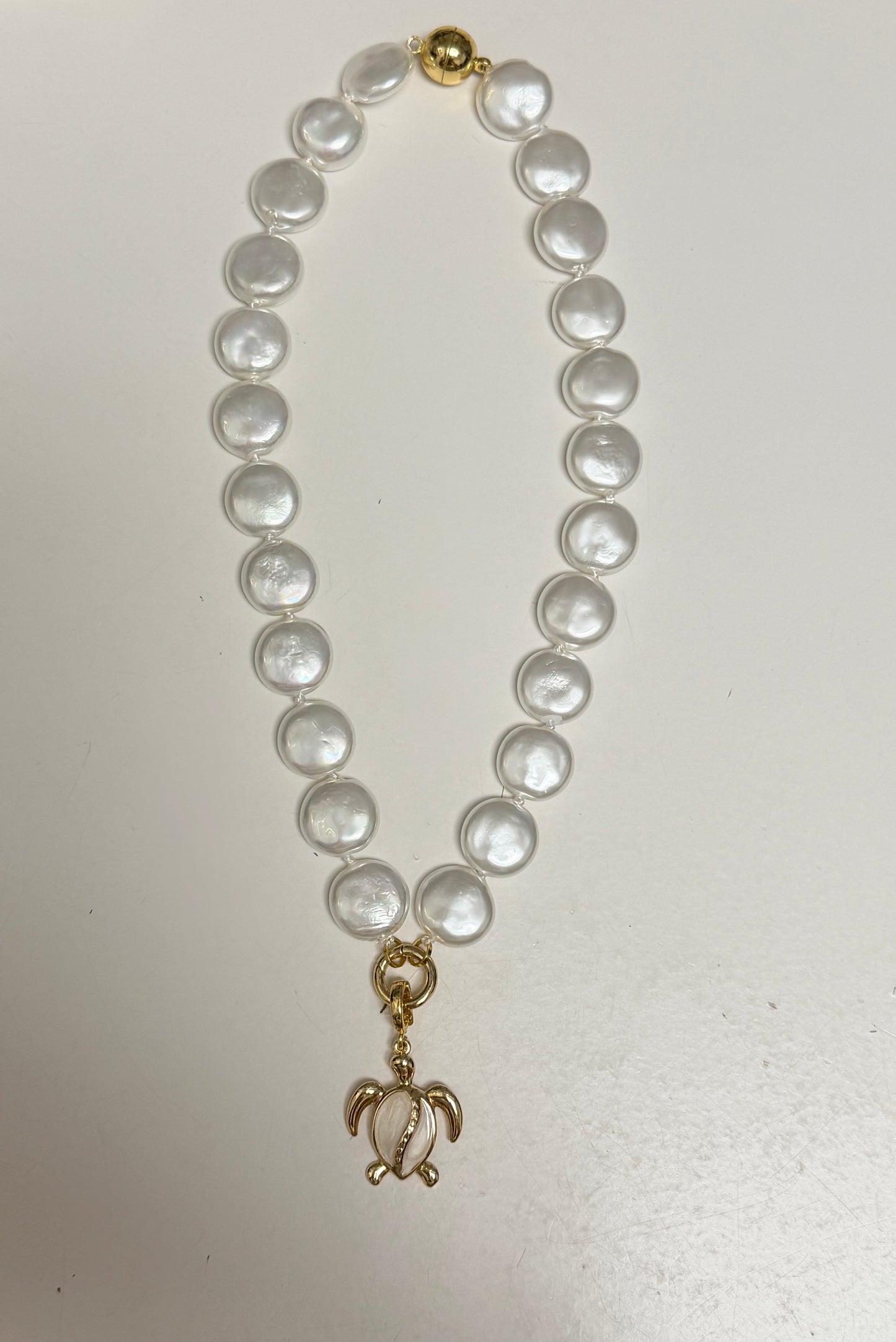 Flat Pearls Necklace