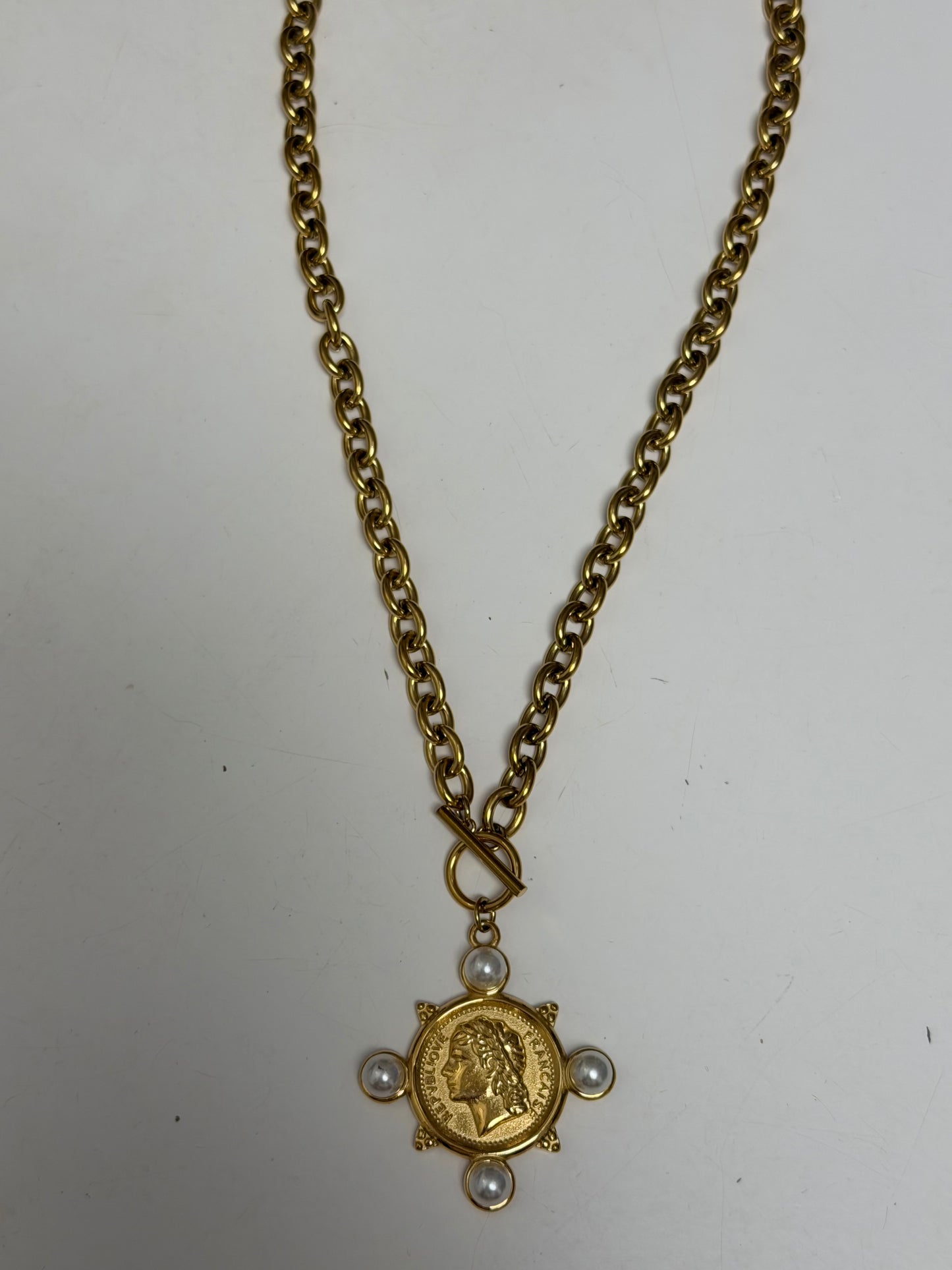 The Coin Pearl Necklace
