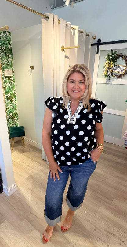 Portside Polkadot Top