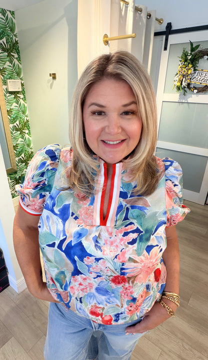 The Watercolor Wishes Top