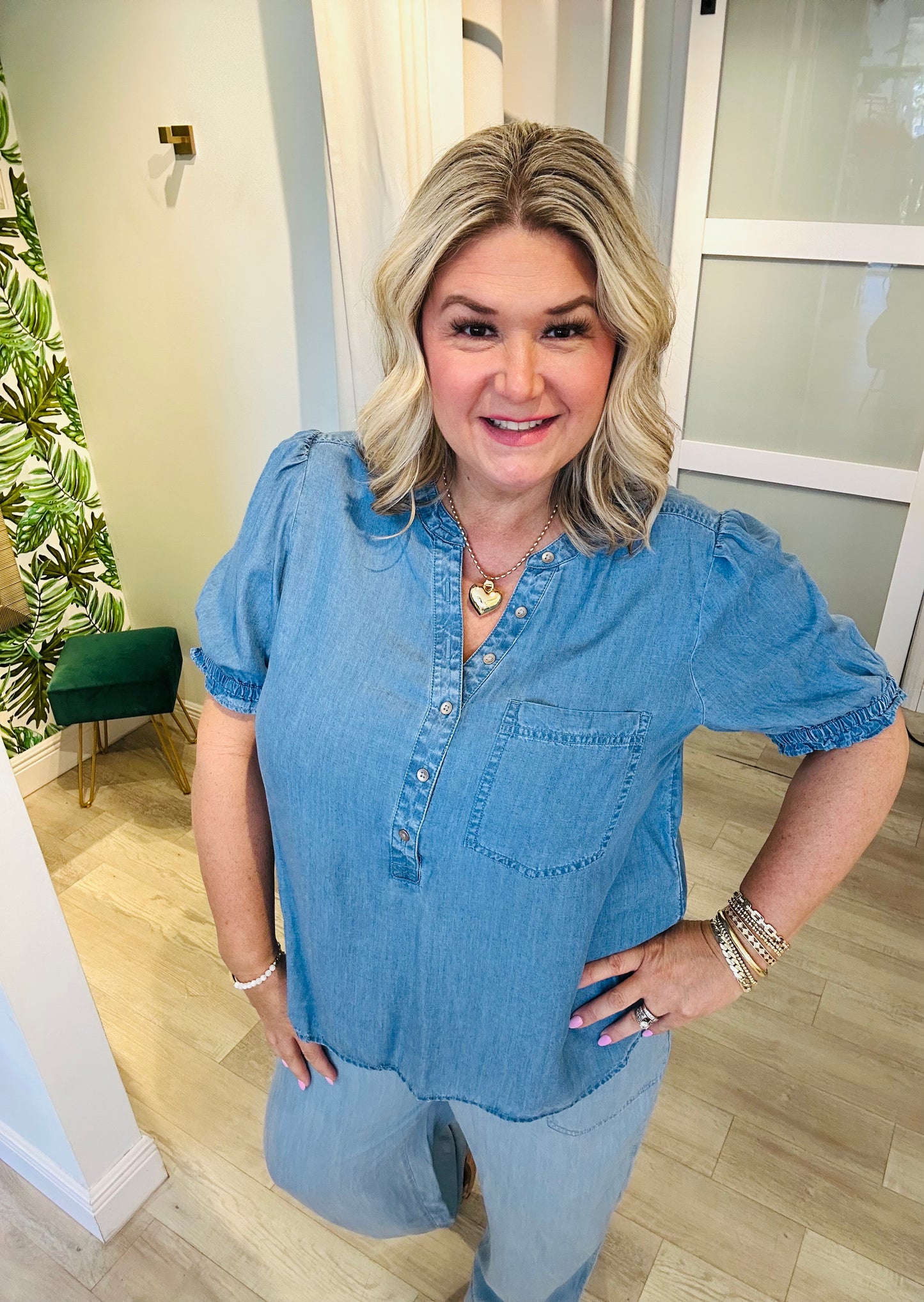 Denim Chambray Shirt