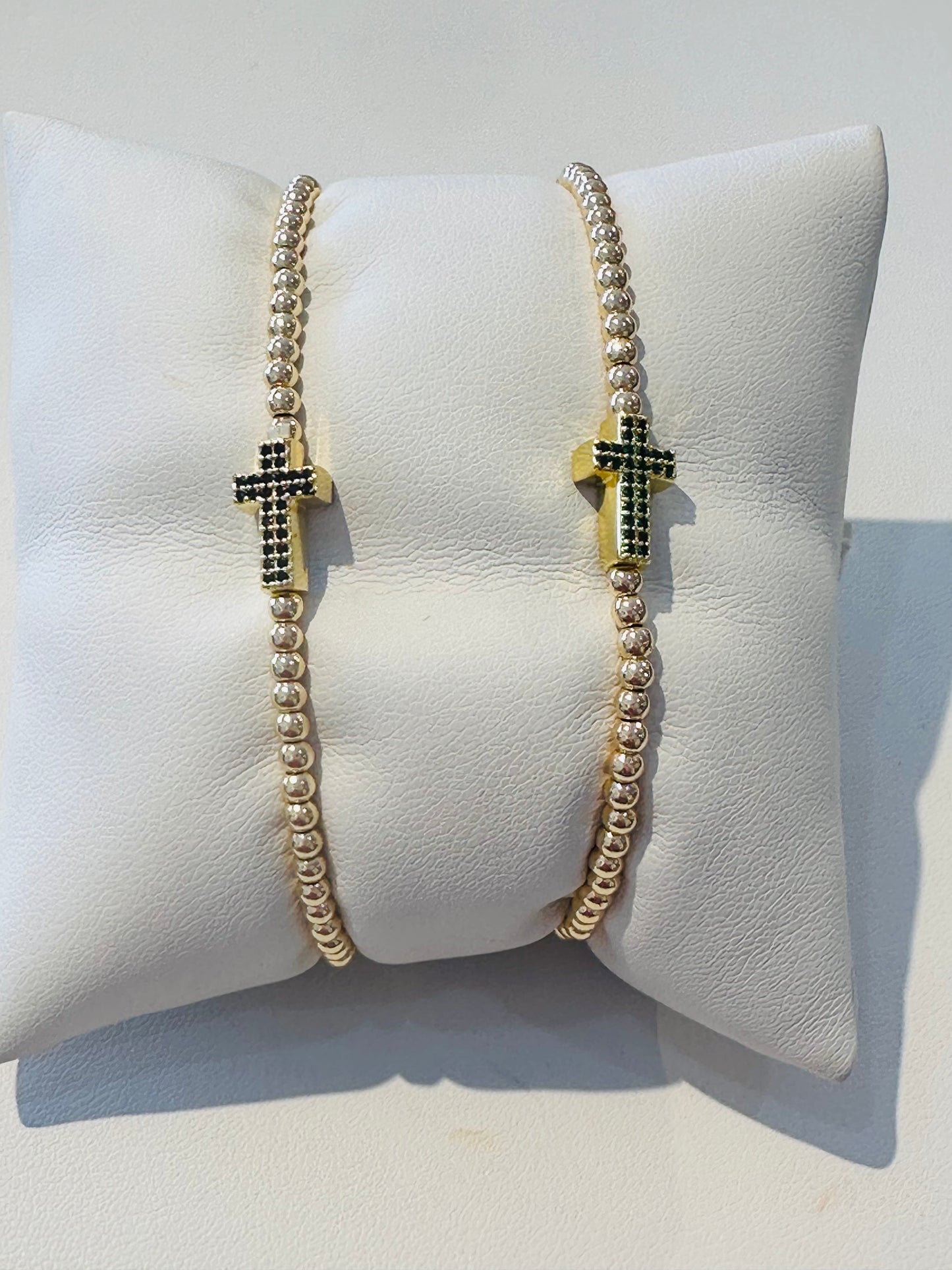 Cross Stretch charm Bracelet