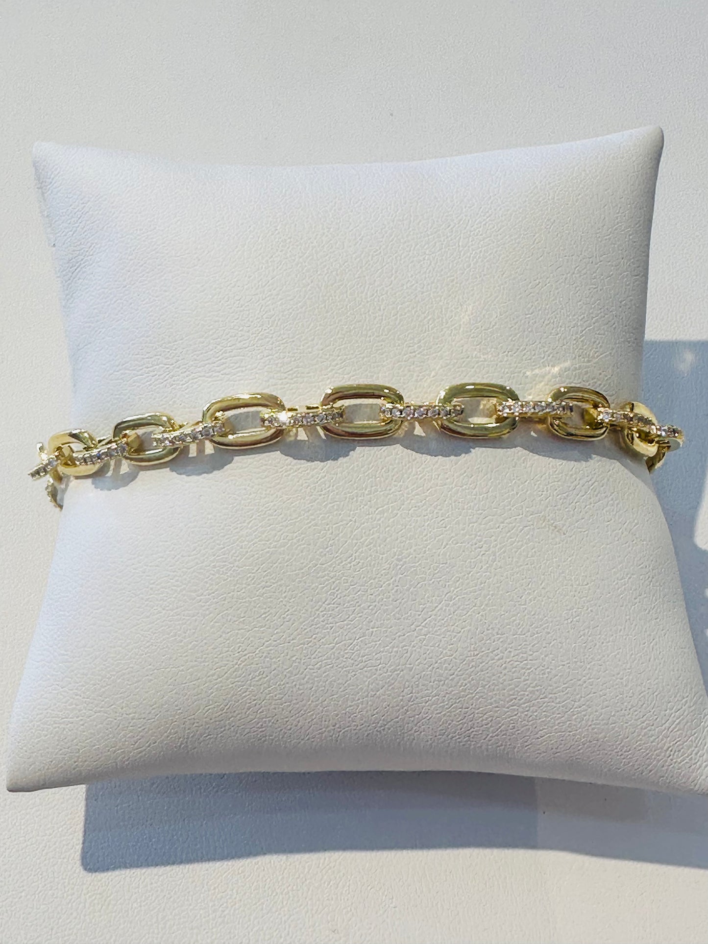 Pave Link Bracelet