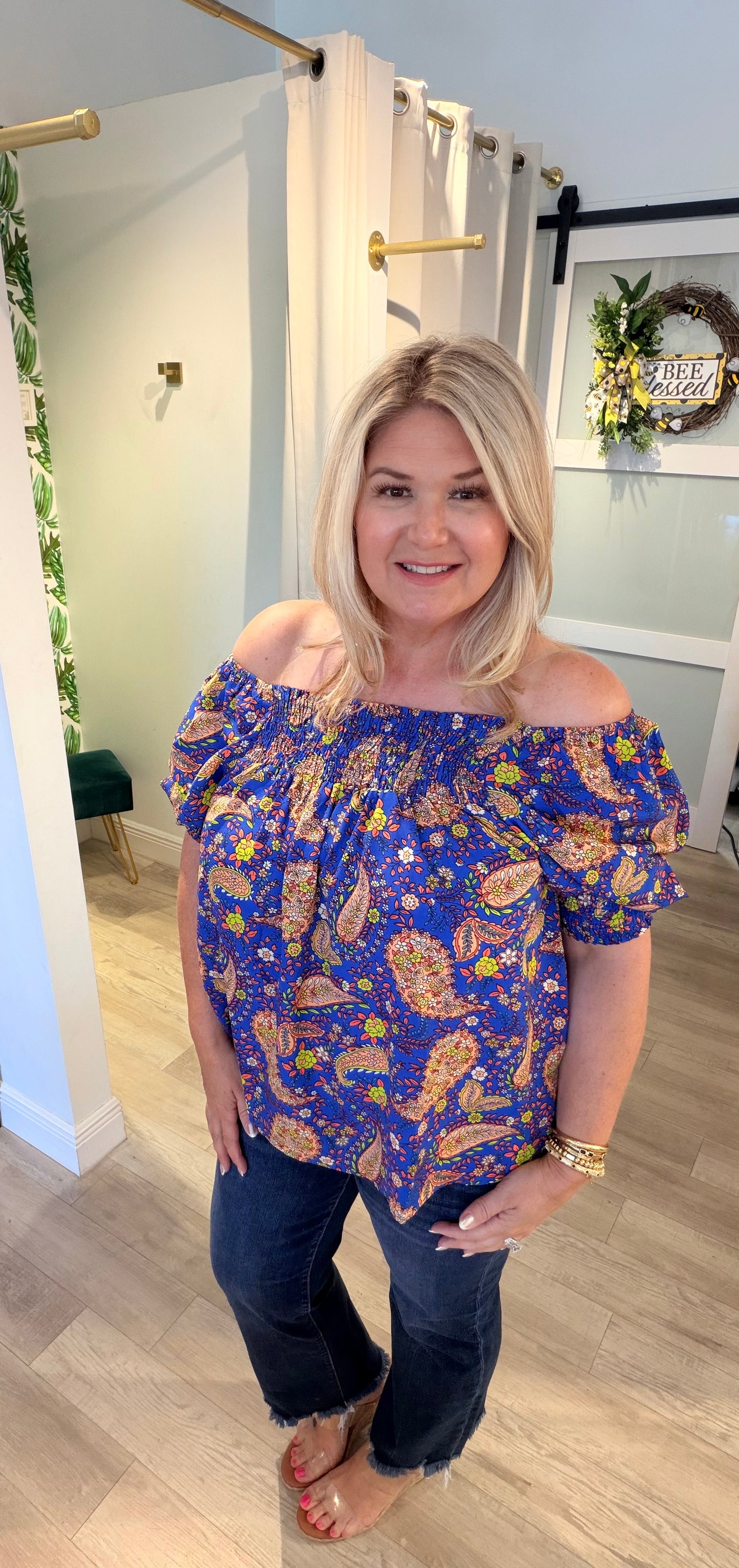 Paisley Promenade Top