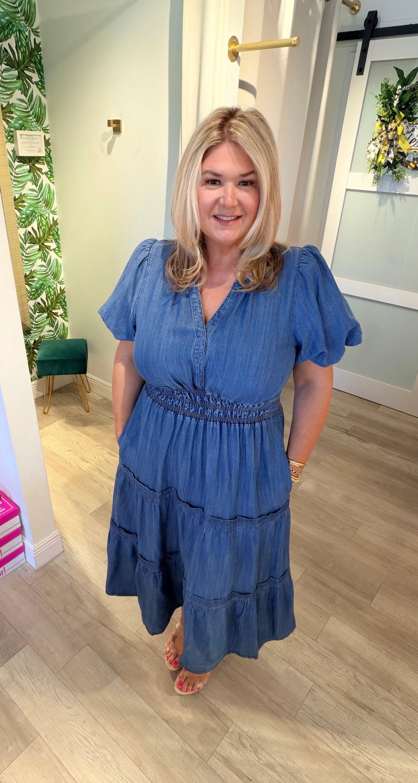 The Darla Denim Dress