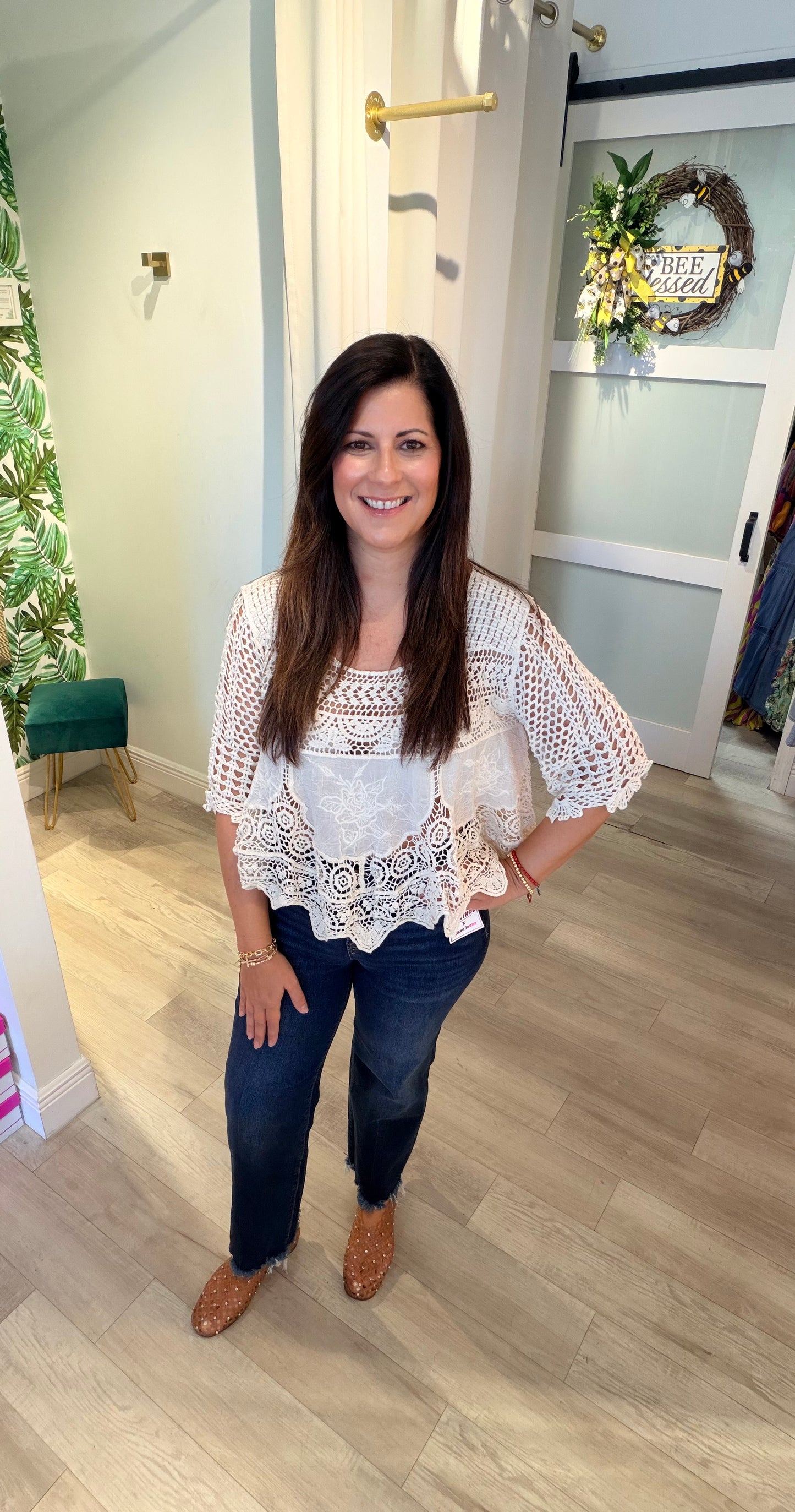 The Camille Crochet Sweater