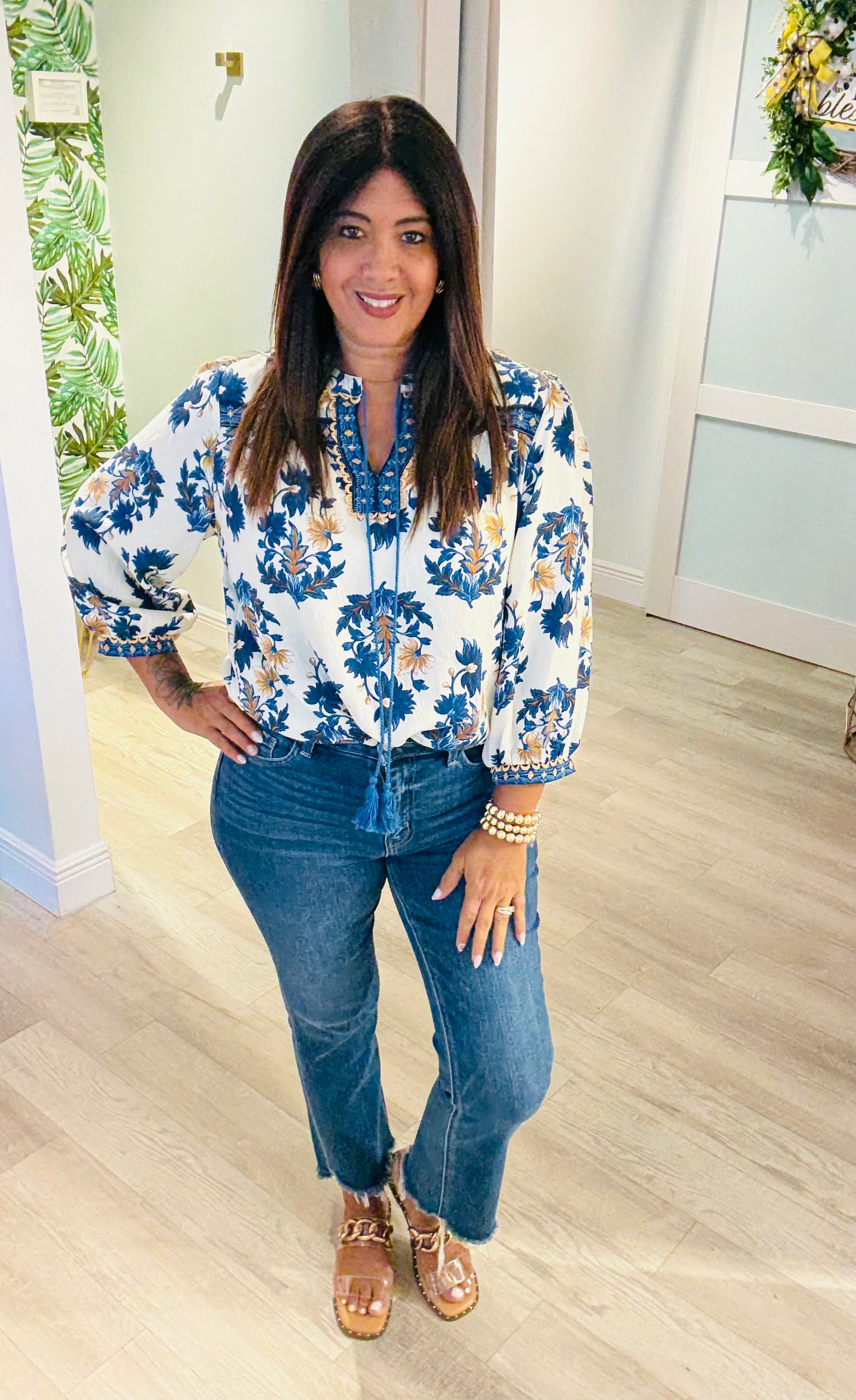 Midnight Marigold Top
