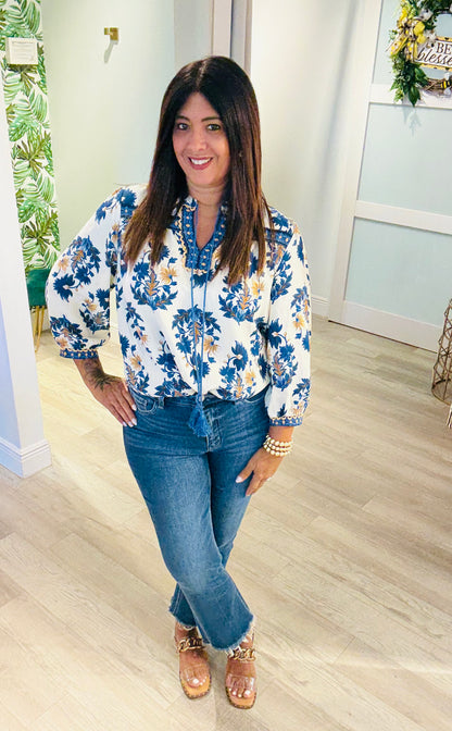 Midnight Marigold Top