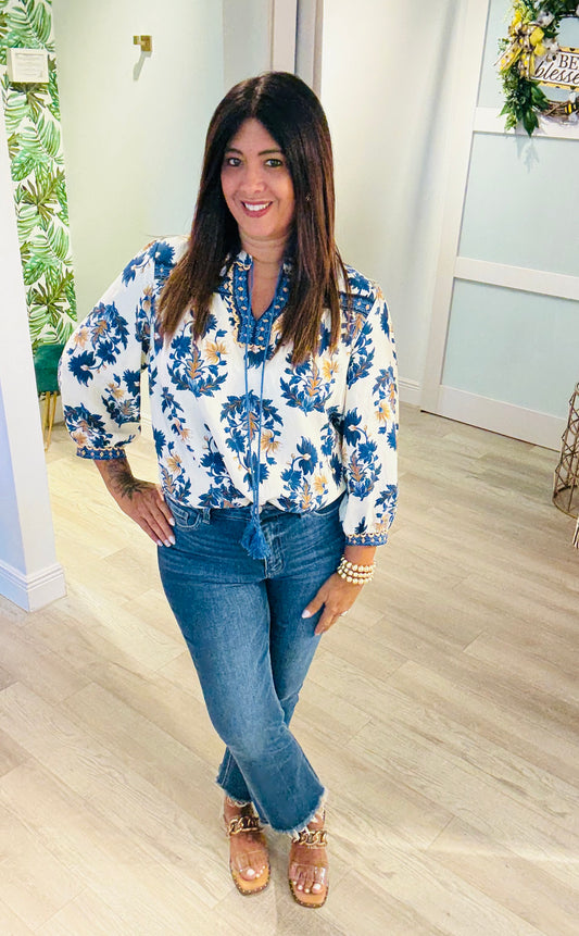 Midnight Marigold Top