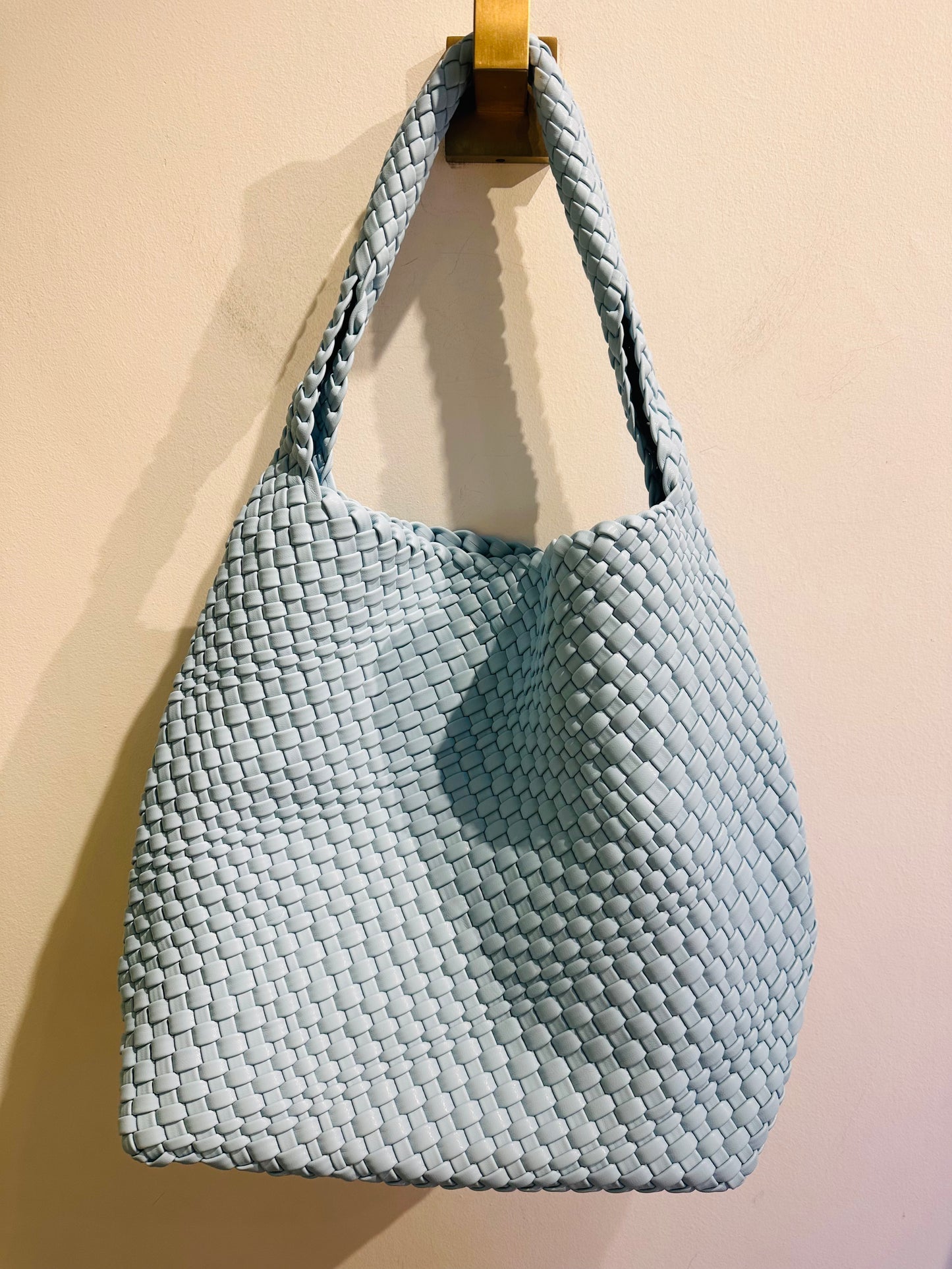 Large Woven Bucket Bag