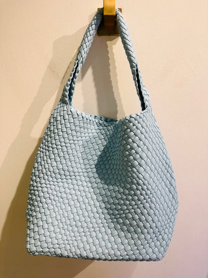 Large Woven Bucket Bag