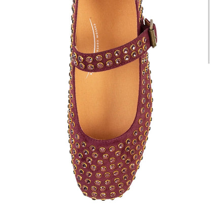 Rhinestone Ballerina Flats