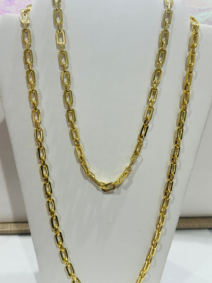 Flat Paper Clip Chain