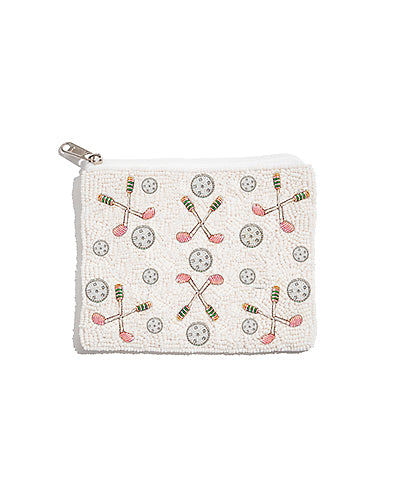 Large Beaded Coin Purse