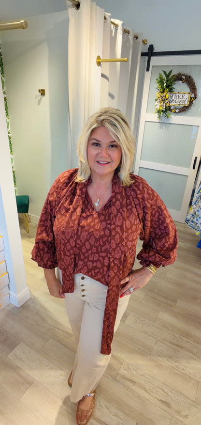 Untamed Elegance Top