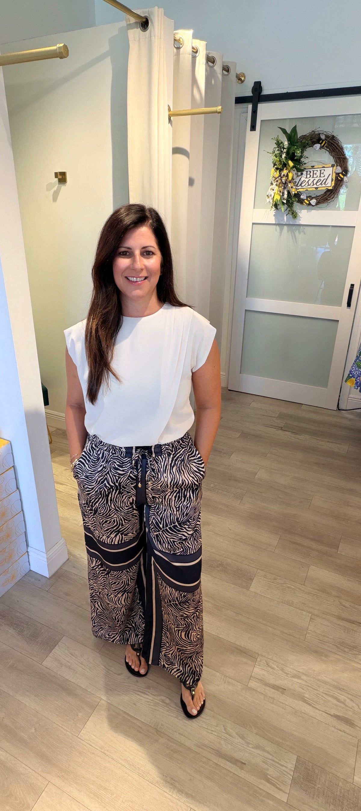The Abstract Zebra Pant