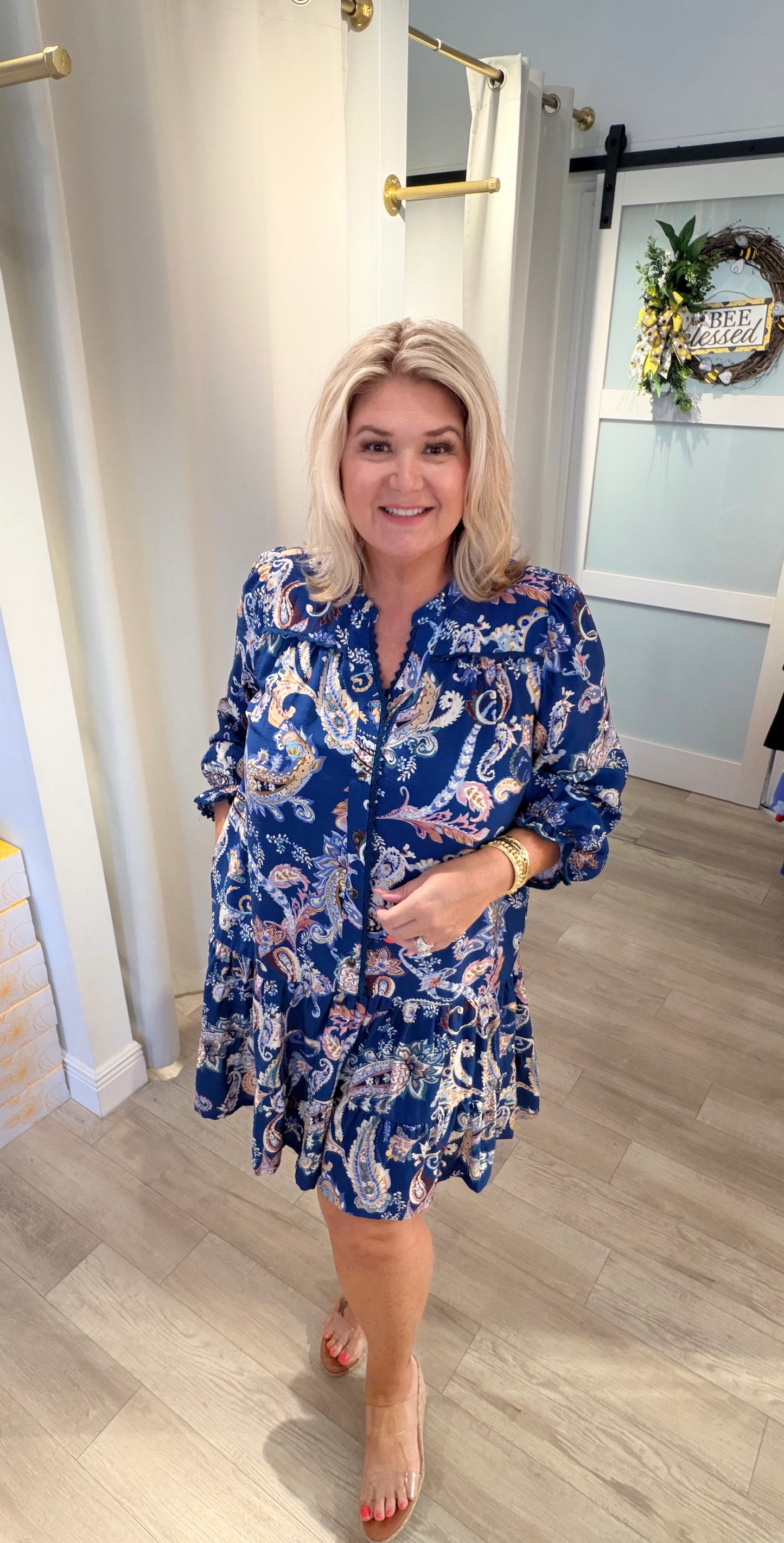 The Fall Paisley Dress