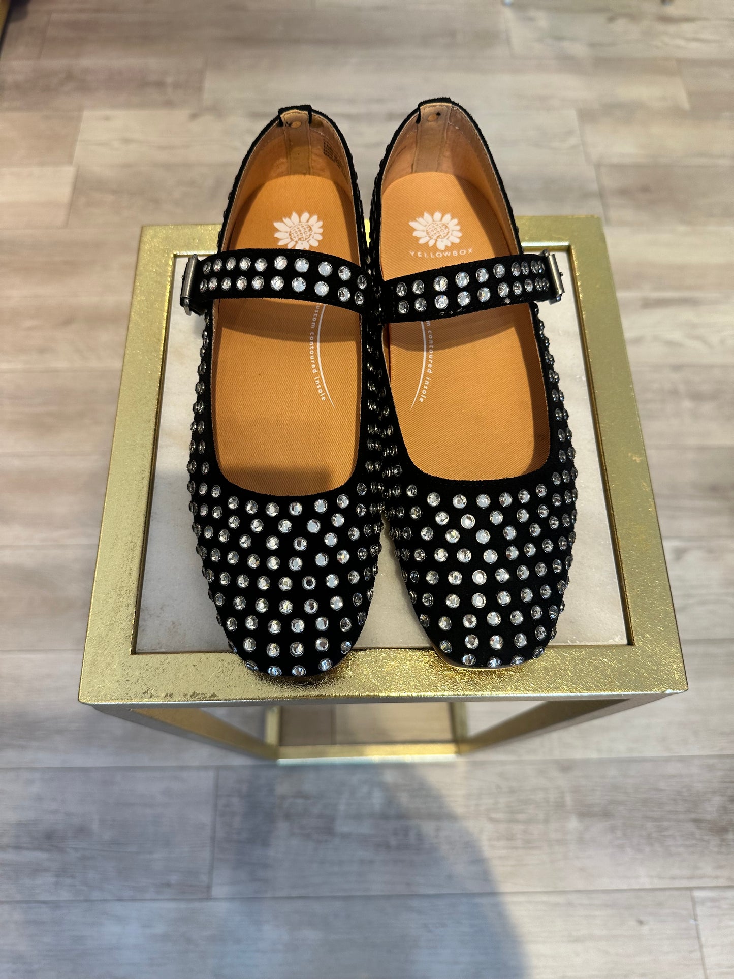 Rhinestone Ballerina Flats