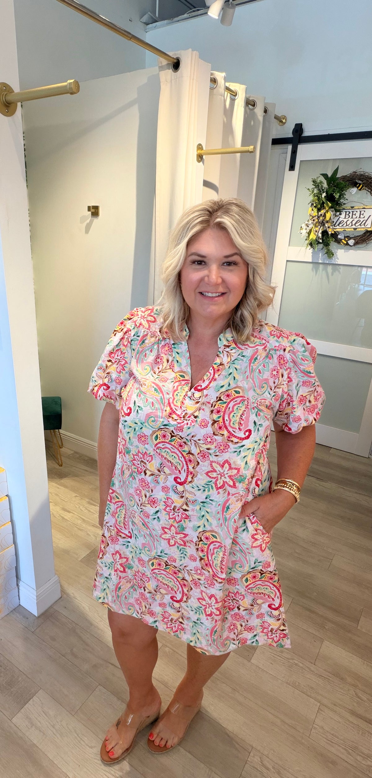 Pretty In Paisley Dress