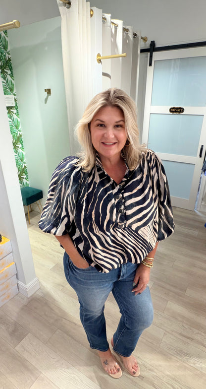The Zebra Chic Top