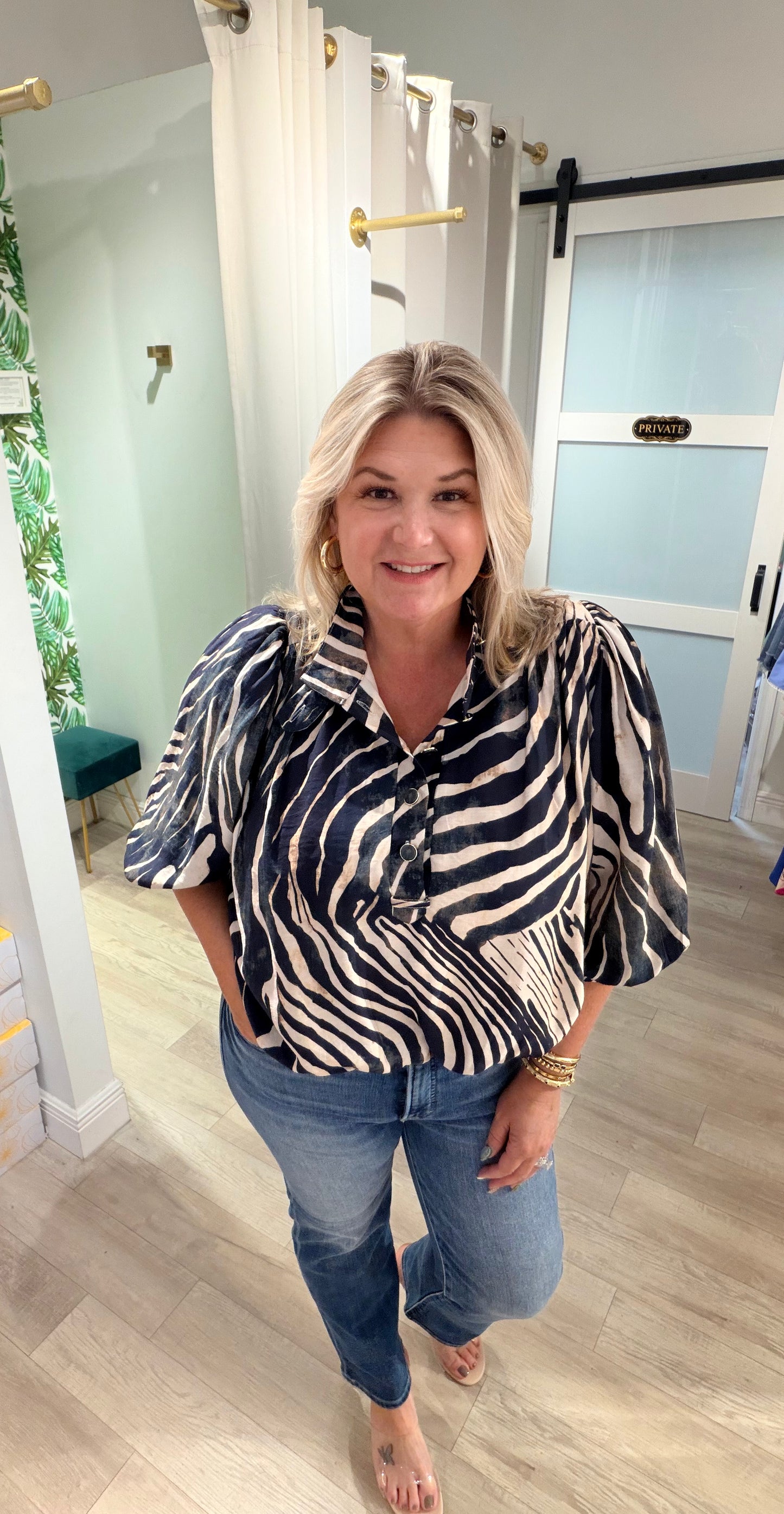 The Zebra Chic Top