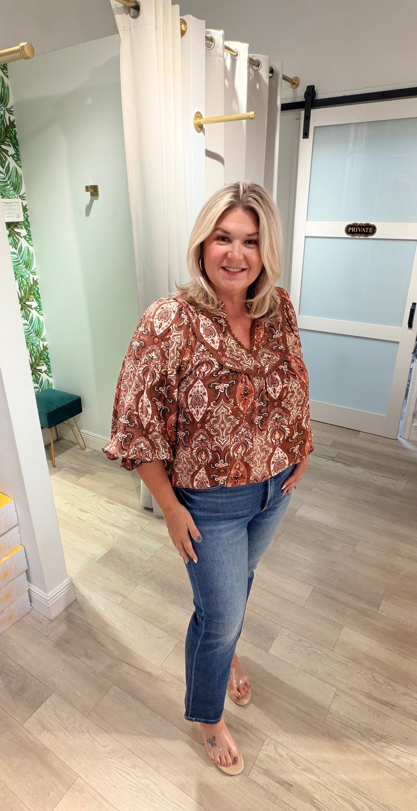 The Paisley & Poise Top