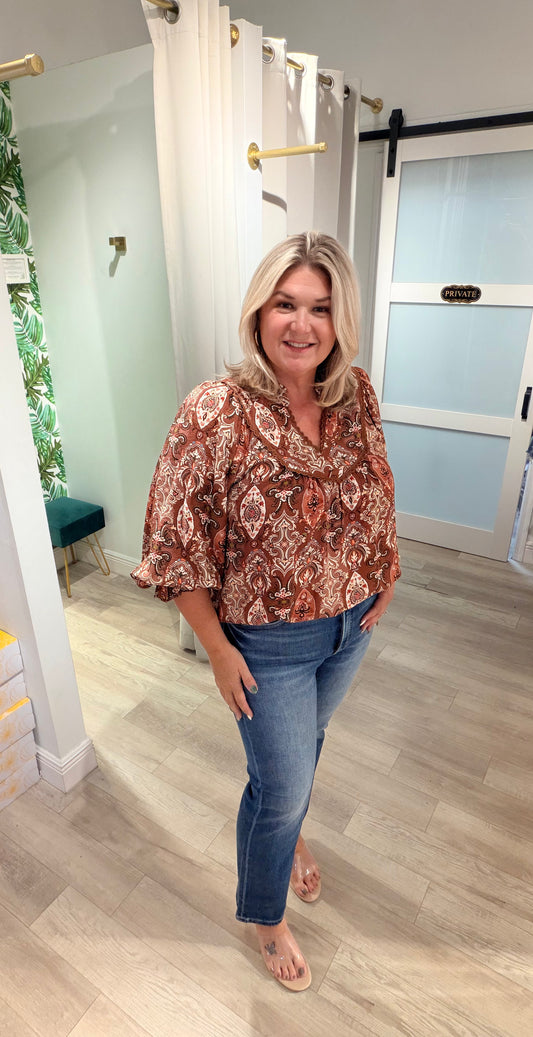 The Paisley & Poise Top