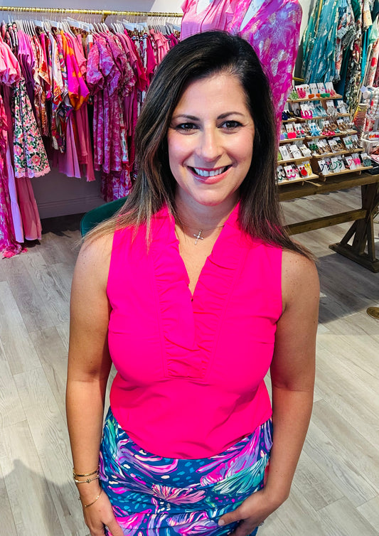 Evelyn Ruffle Top